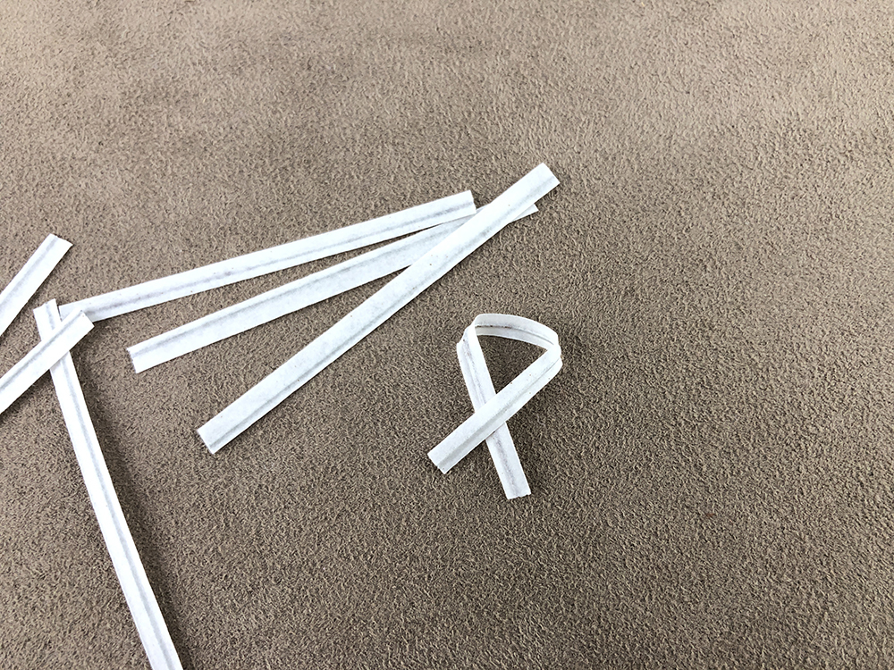 白色紙魔帶/鐵絲/防水天然材質