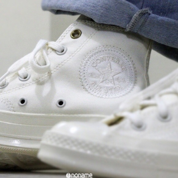CONVERSE Chuck Taylor 1970s 70s 經典 補丁 米白 高筒 帆布鞋