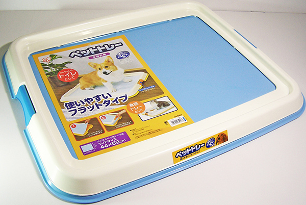 日本IRIS-IR-FT-650平面狗便盆-(茶/粉/藍)