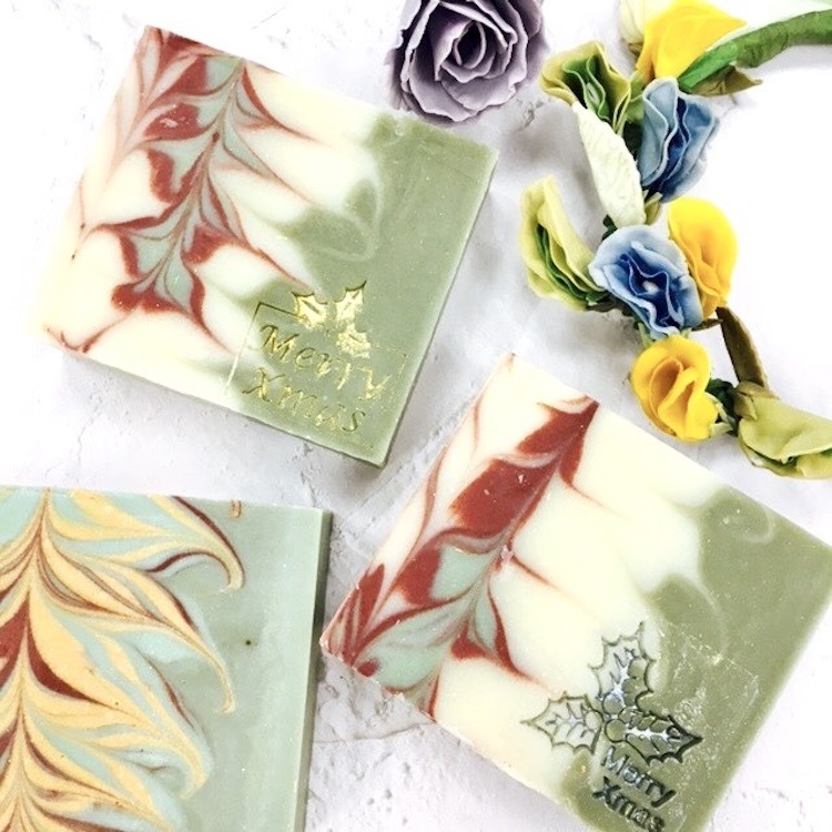 ☘️歡樂聖誕草本渲染皂 | 沐浴 | 秋冬系列皂款