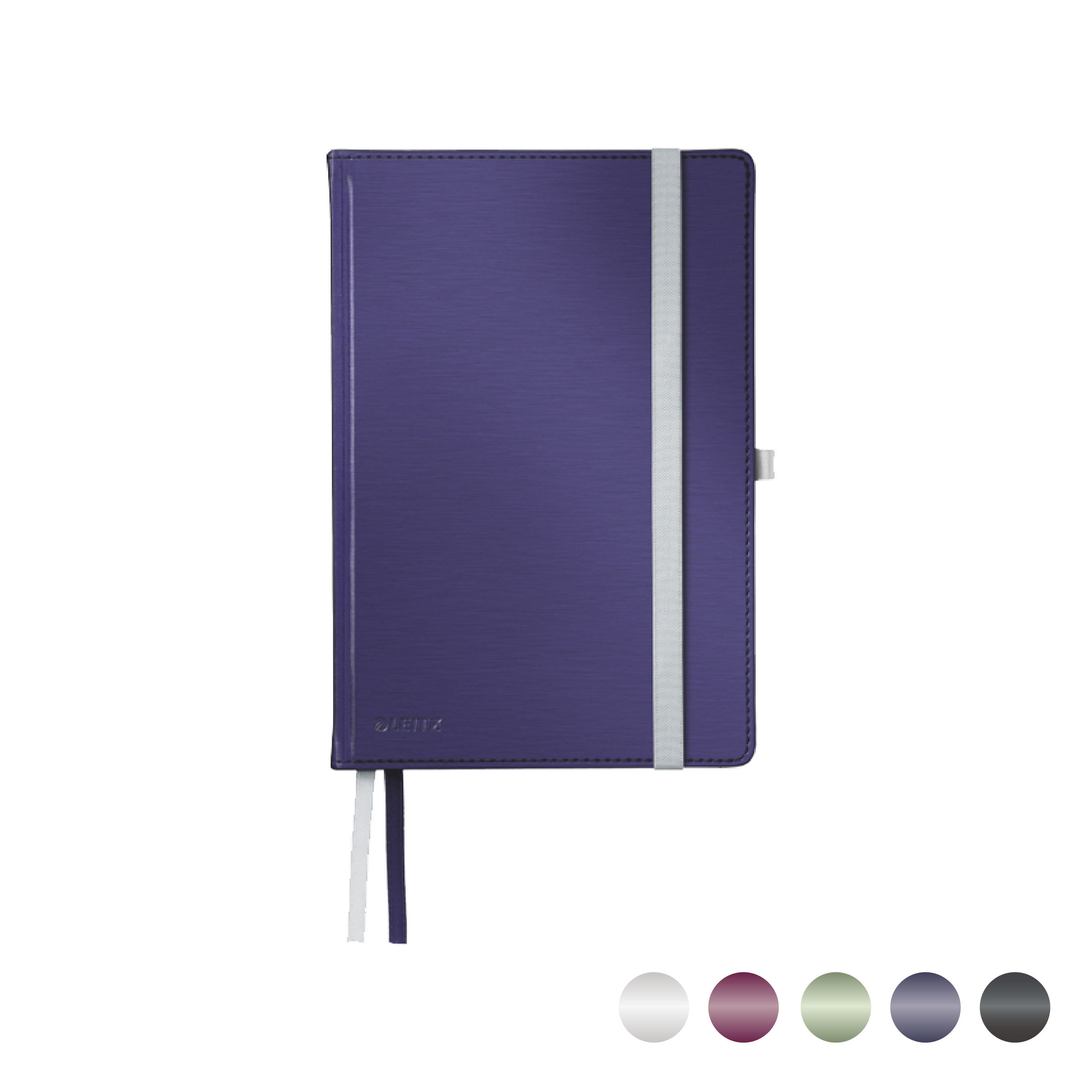 LEITZ頂級辦公商務精品 STYLE A6硬皮筆記本-方格 LZ4491