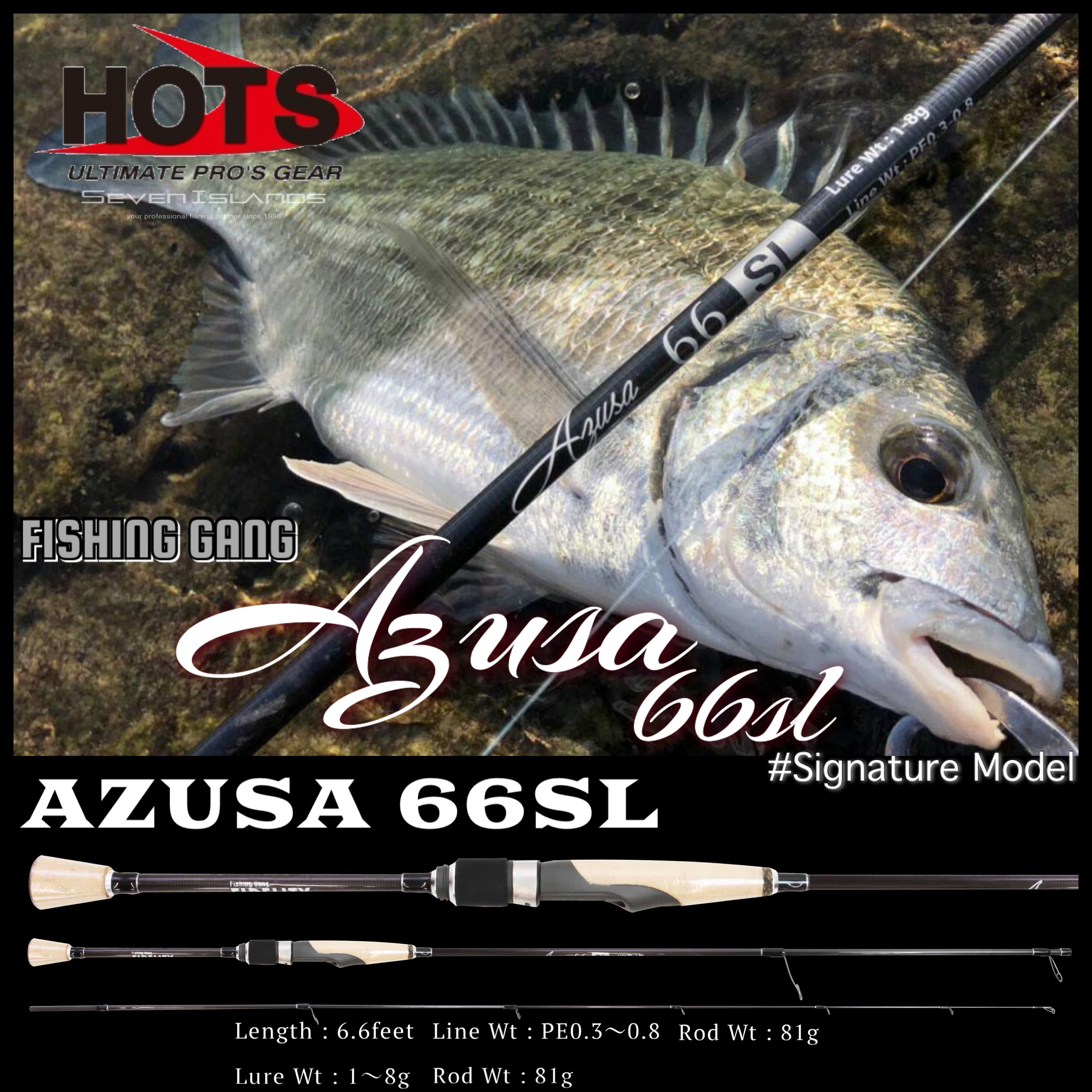 HOTS FISHING GANG AZUSA 66SL CASTING ROD