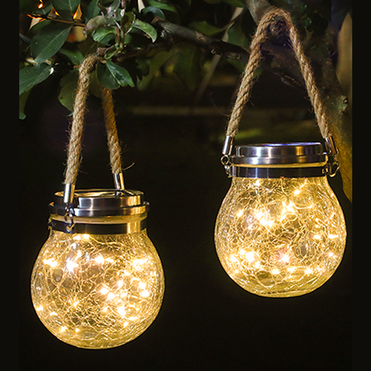 LED太陽能燈 防水氣氛燈 庭院裝飾 花園佈置 院子陽台 創意 戶外家用 防水掛燈