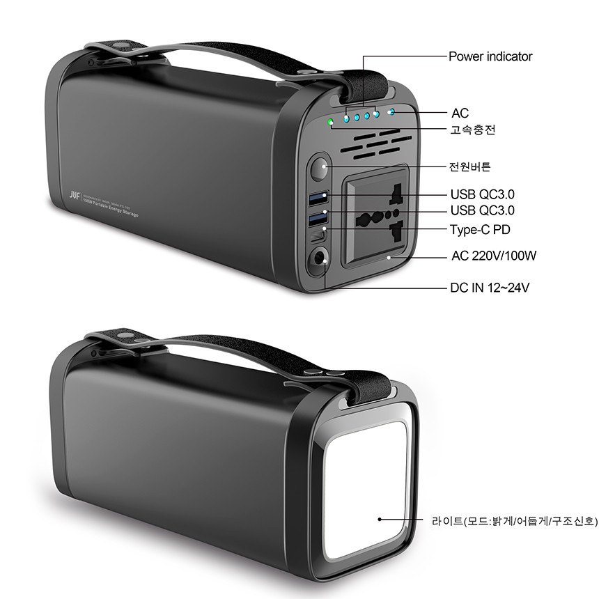 「小黑蜂」 144Wh 便攜式戶外電站戶外電源 (AC)│40000mAh/3.6V│戶外電源 (AC)│原裝行貨 保養一年