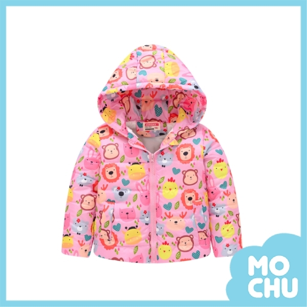 QQ動物園連帽鋪棉外套