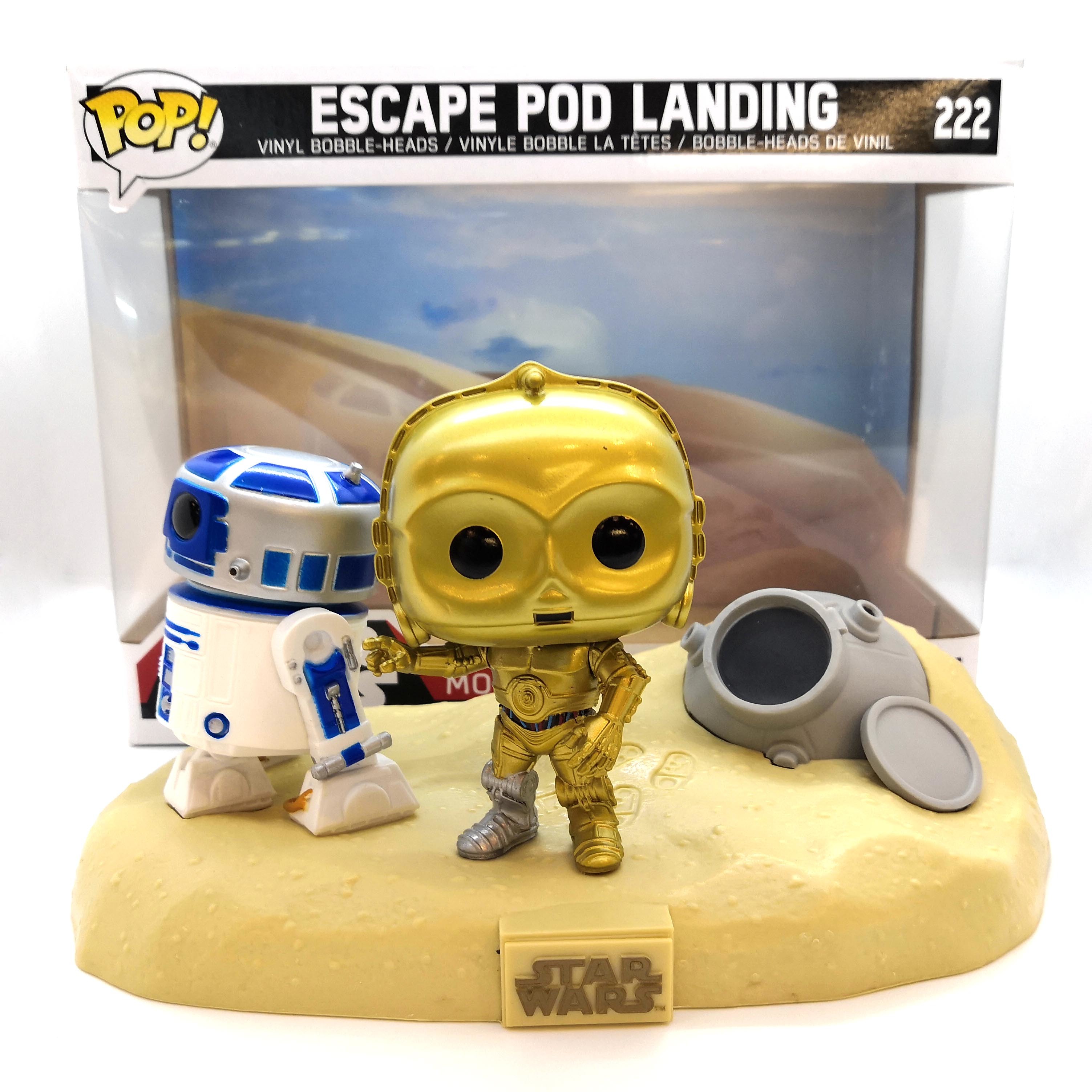 FUNKO POP星球大戰C-3PO,R2-D2-NO.222