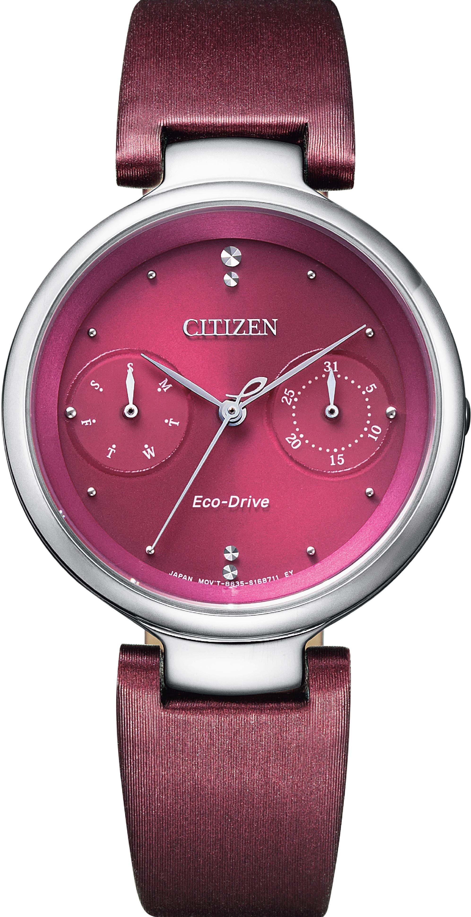 萬年鐘錶 - Citizen 星辰錶  L 系列   光動能女錶  FD1100-10X   錶徑32.5MM