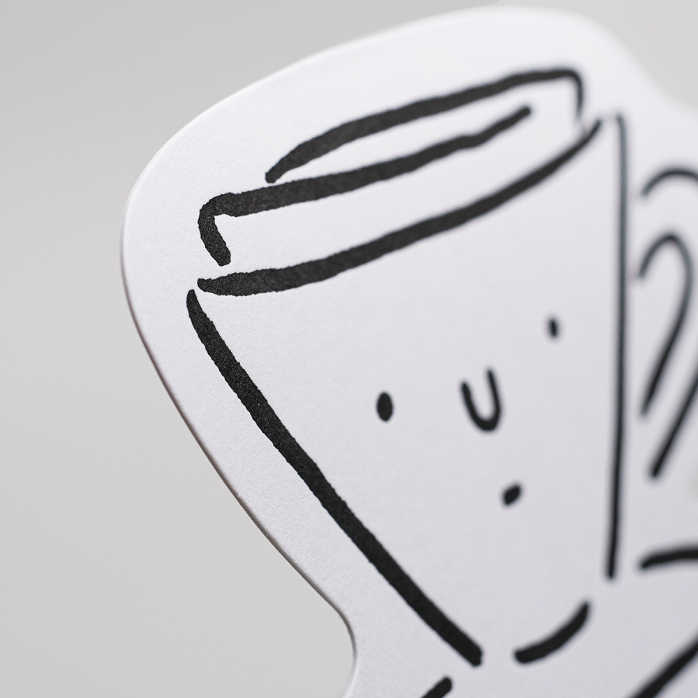 活版造型卡 - 咖啡濾杯