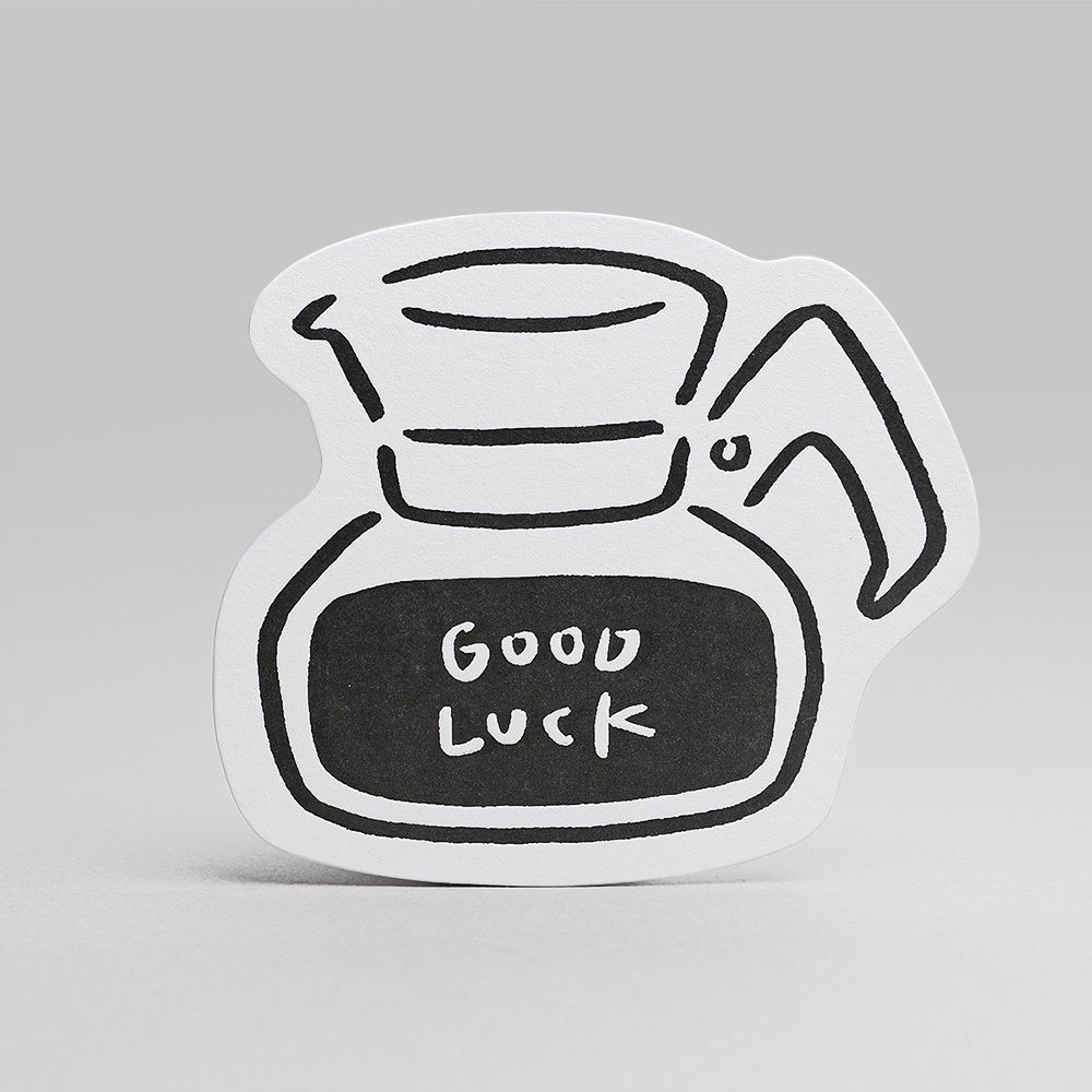 活版造型卡 - 咖啡壺