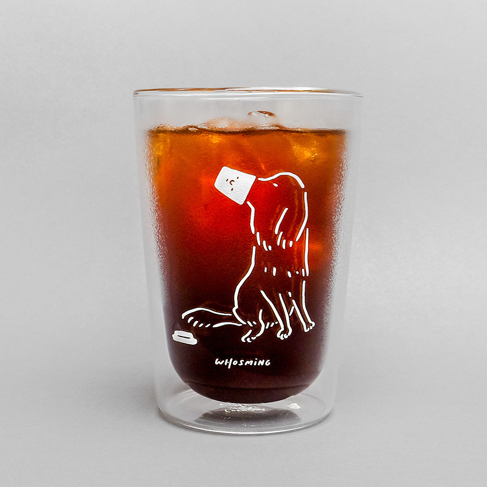 WHOSMiNG x FUSHIMA 雙層玻璃杯 - DOG