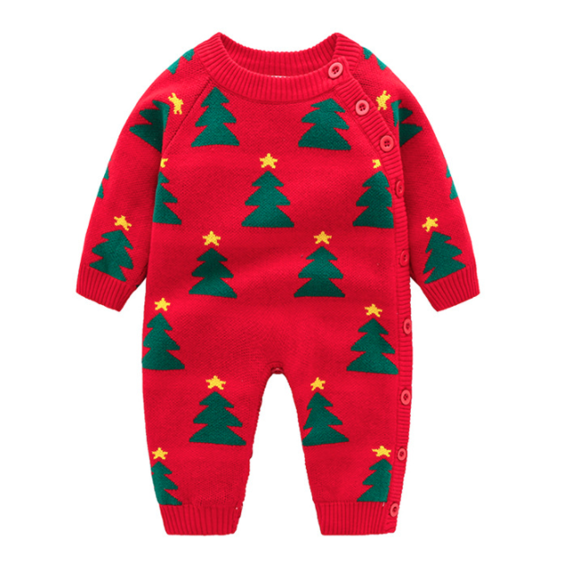 hi xmas tree romper