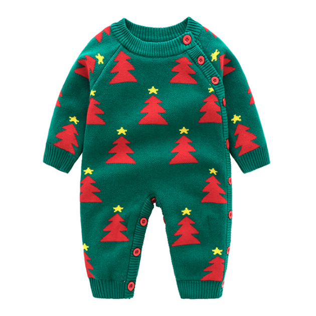 hi xmas tree romper