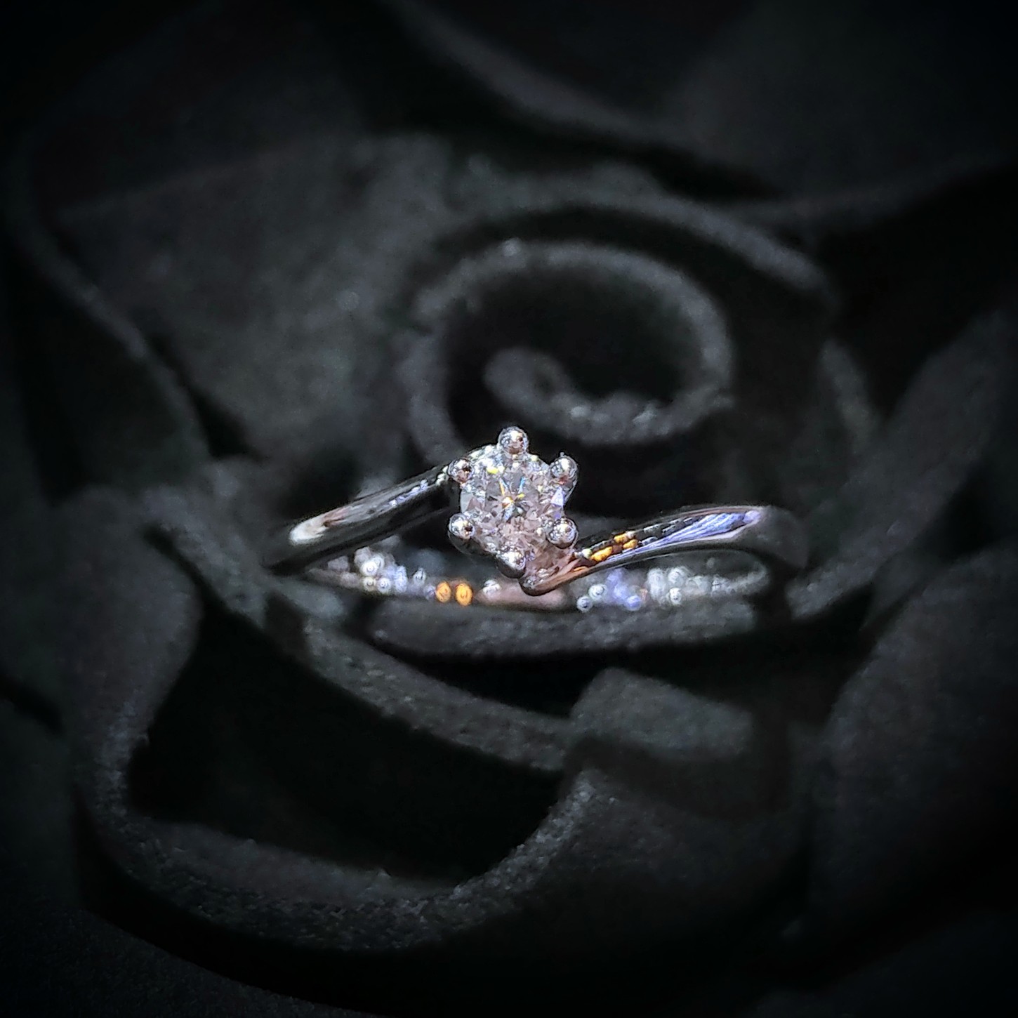 全新PT900鉑金【單粒10份鑽石】戒指