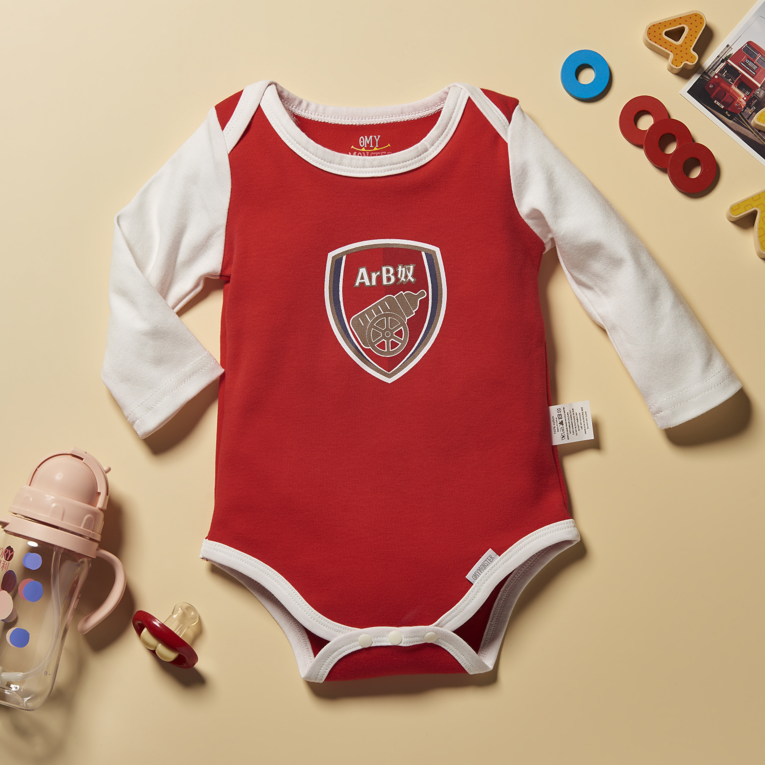 「Ar B 奴 」長袖包屁衣