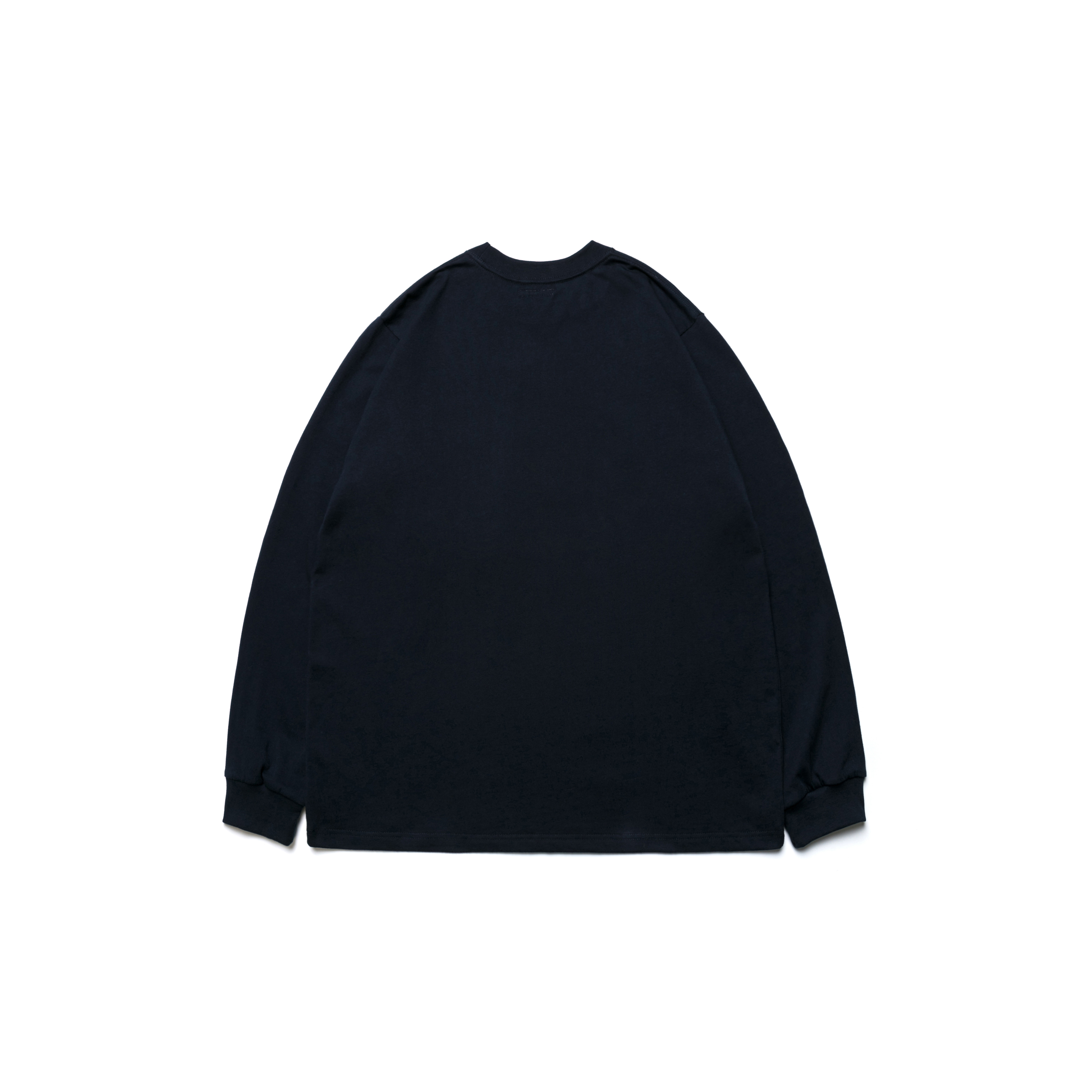 SIMPLE DESIGN - C.T. Long Sleeve Pocket Tee - Navy