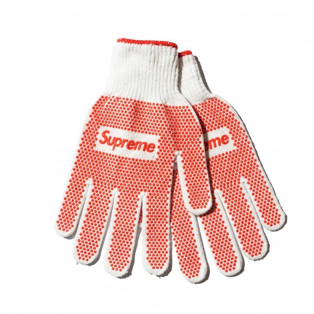 SUPREME GRIP WORK GLOVES 防滑顆粒 LOGO 工作手套