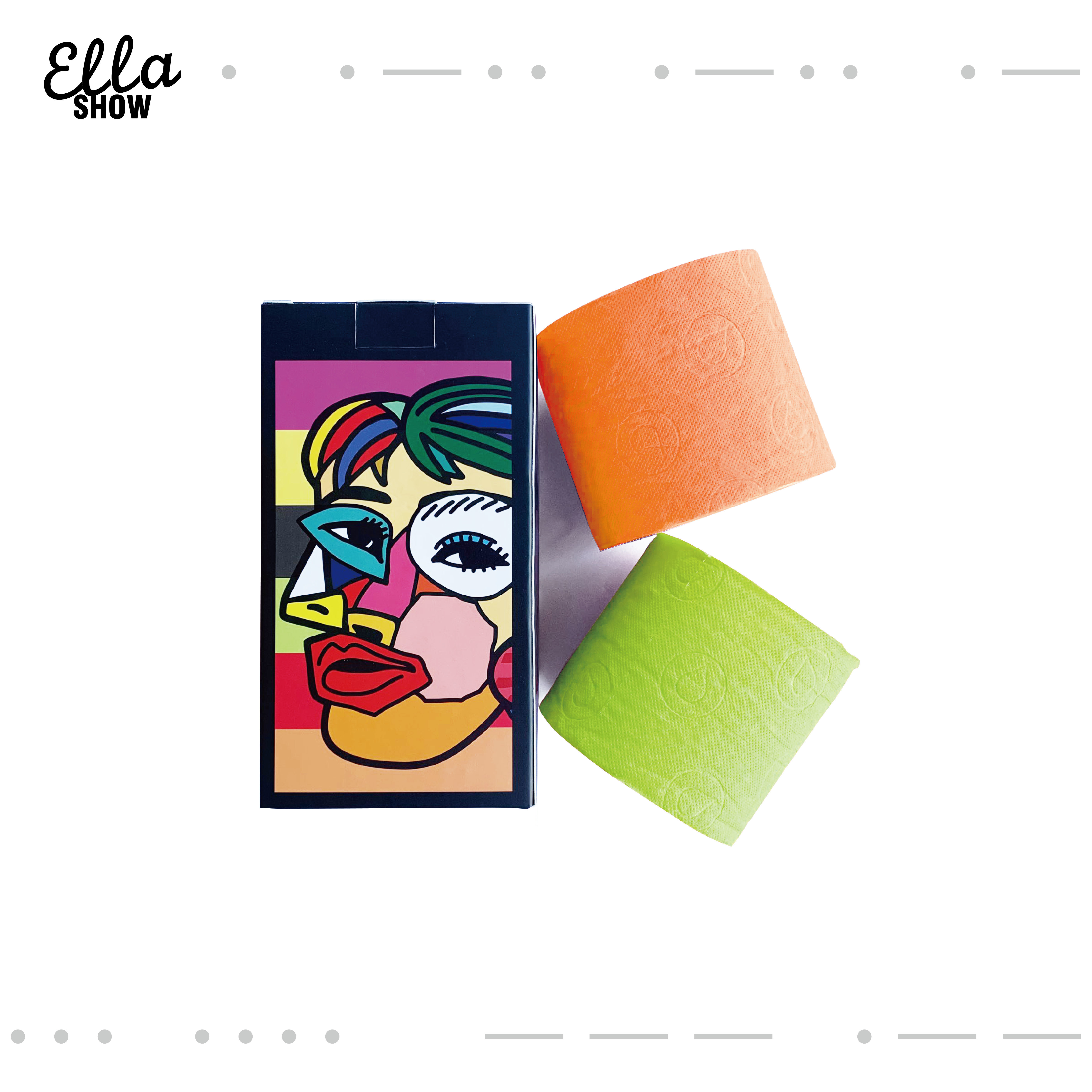 艾拉秀・限量捲筒彩色衛生紙