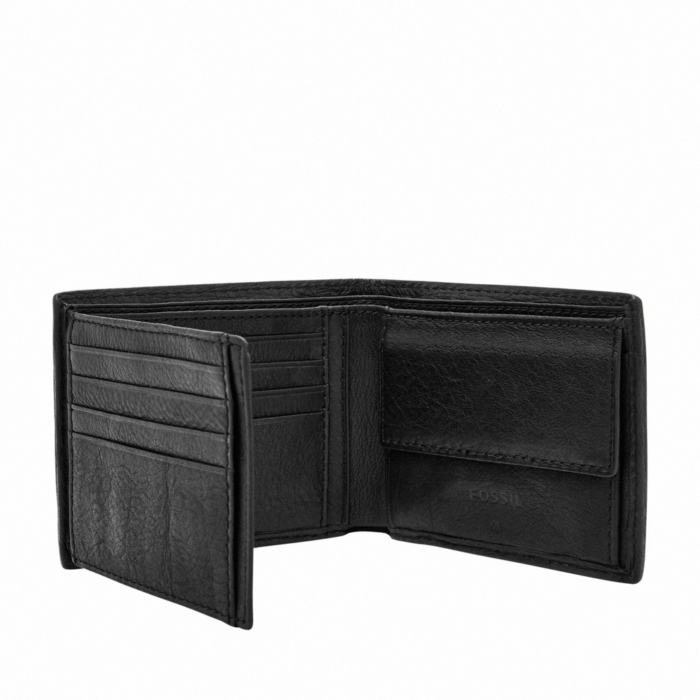 Lufkin 柔軟多卡零錢袋短夾-黑色 SML1391001