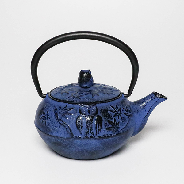 【岩戶鑄工所】貓頭鷹 彩壺0.3L