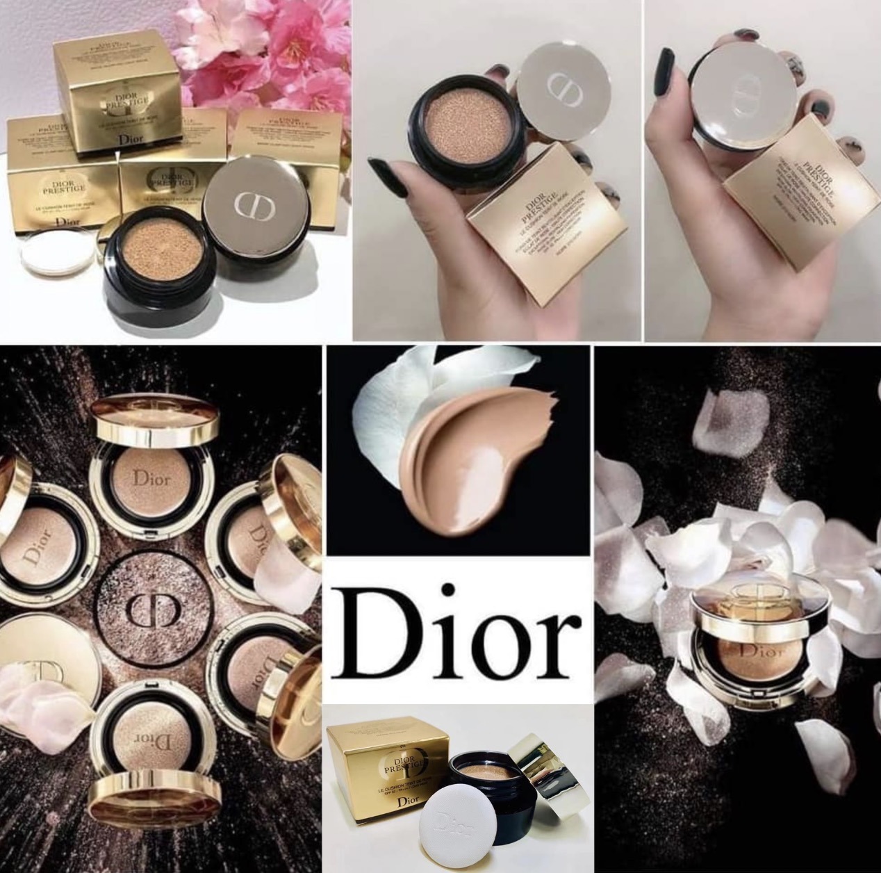 Dior 玫瑰花蜜修護氣墊粉底4g試用裝【010-Ivory 象牙色】