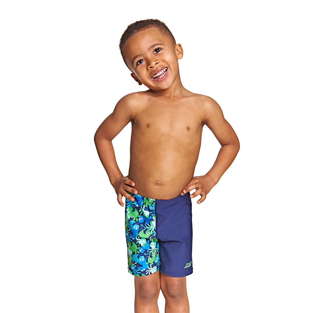 ZOGGS 幼童《歡樂魚派對》環保及膝泳褲