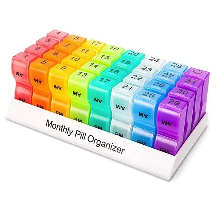 一個月彩虹藥盒