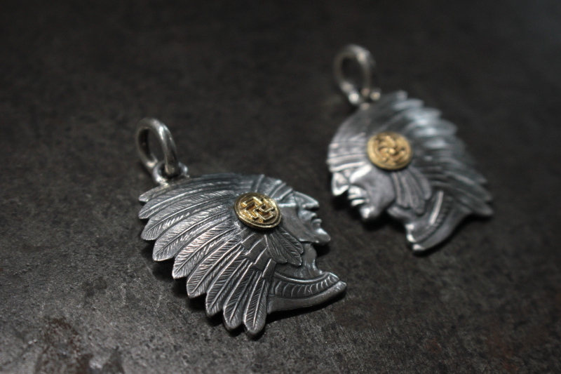 SE-571 /K18CLC 印地安面吊墜