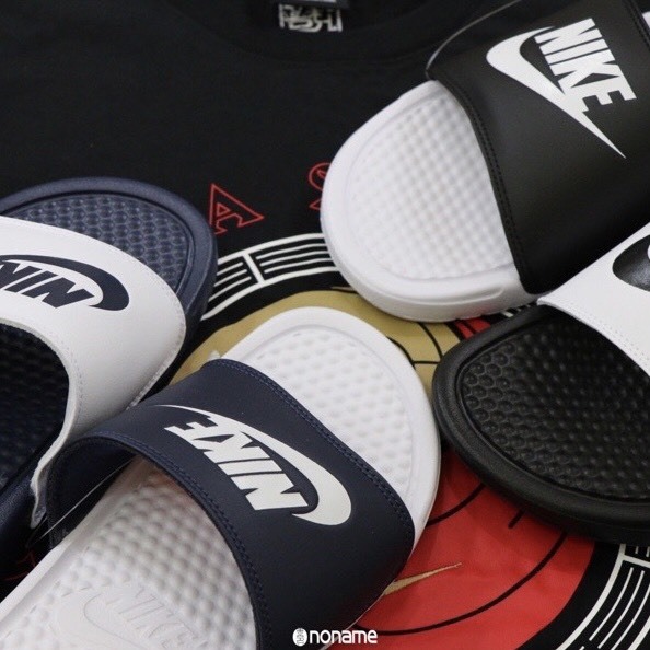 NIKE Swoosh Benassi JDI Mismatch 拖鞋 陰陽拖 陰陽