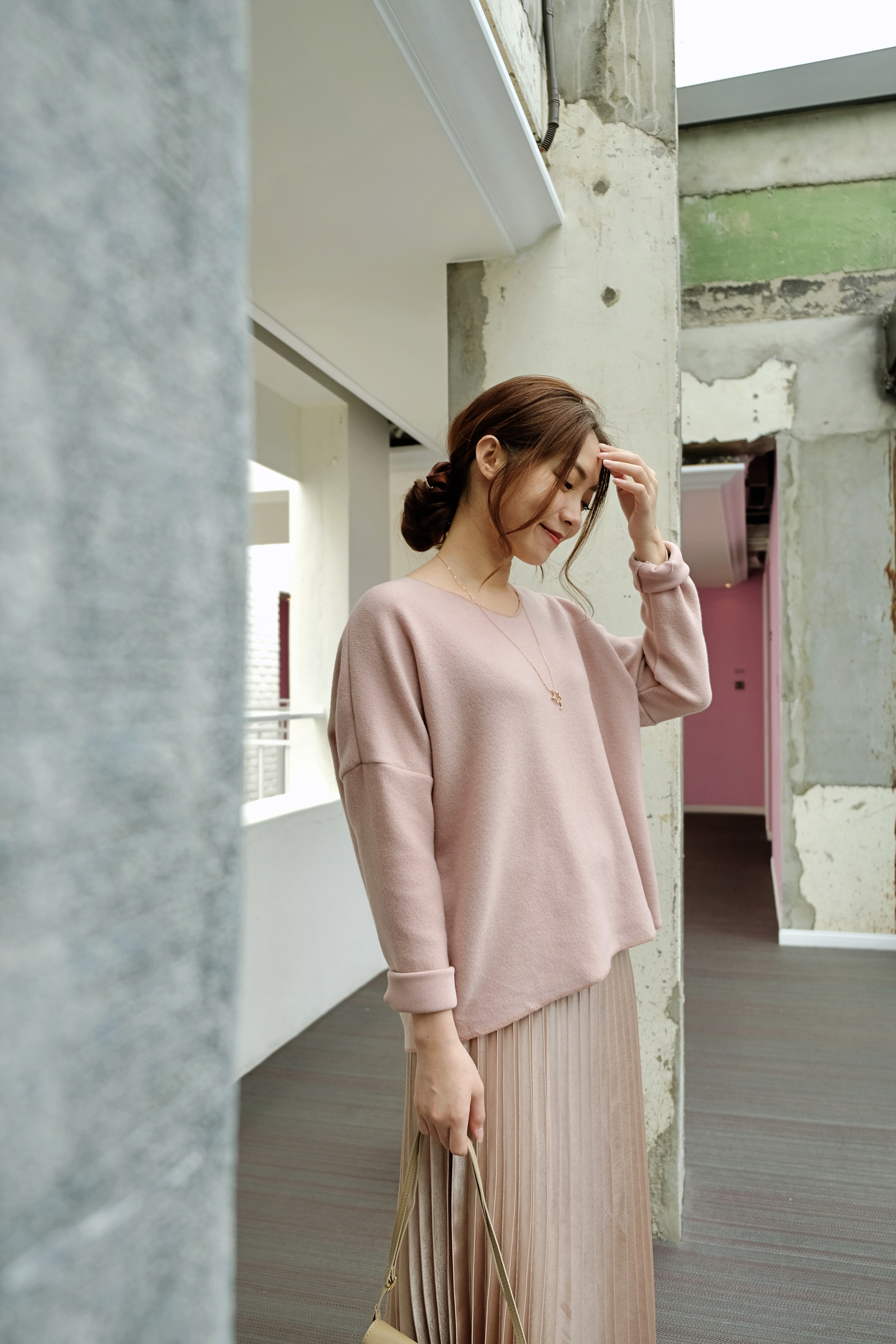 直播超熱門包色推薦質感舒適V領毛料針織