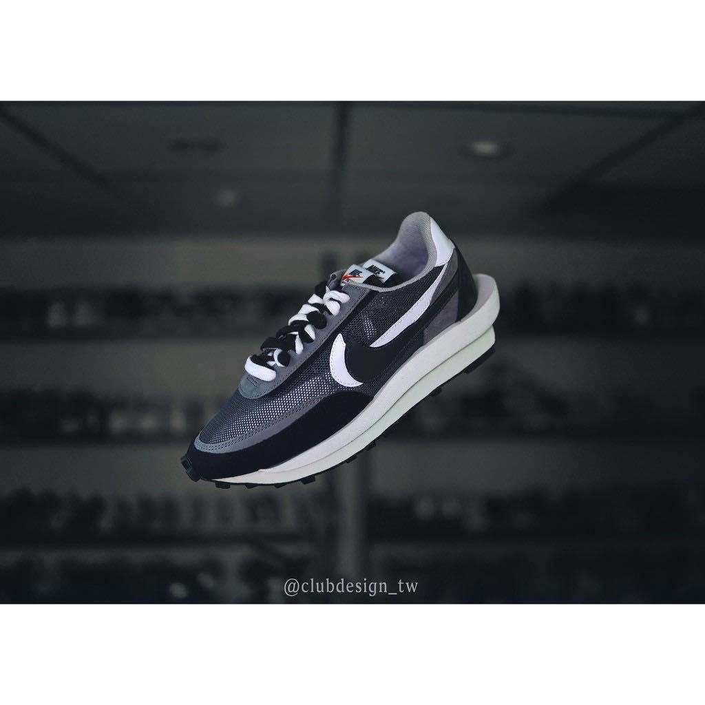 -(A12a)-NIKE LDWAFFLE / SACAI 黑灰白-BV0073 001