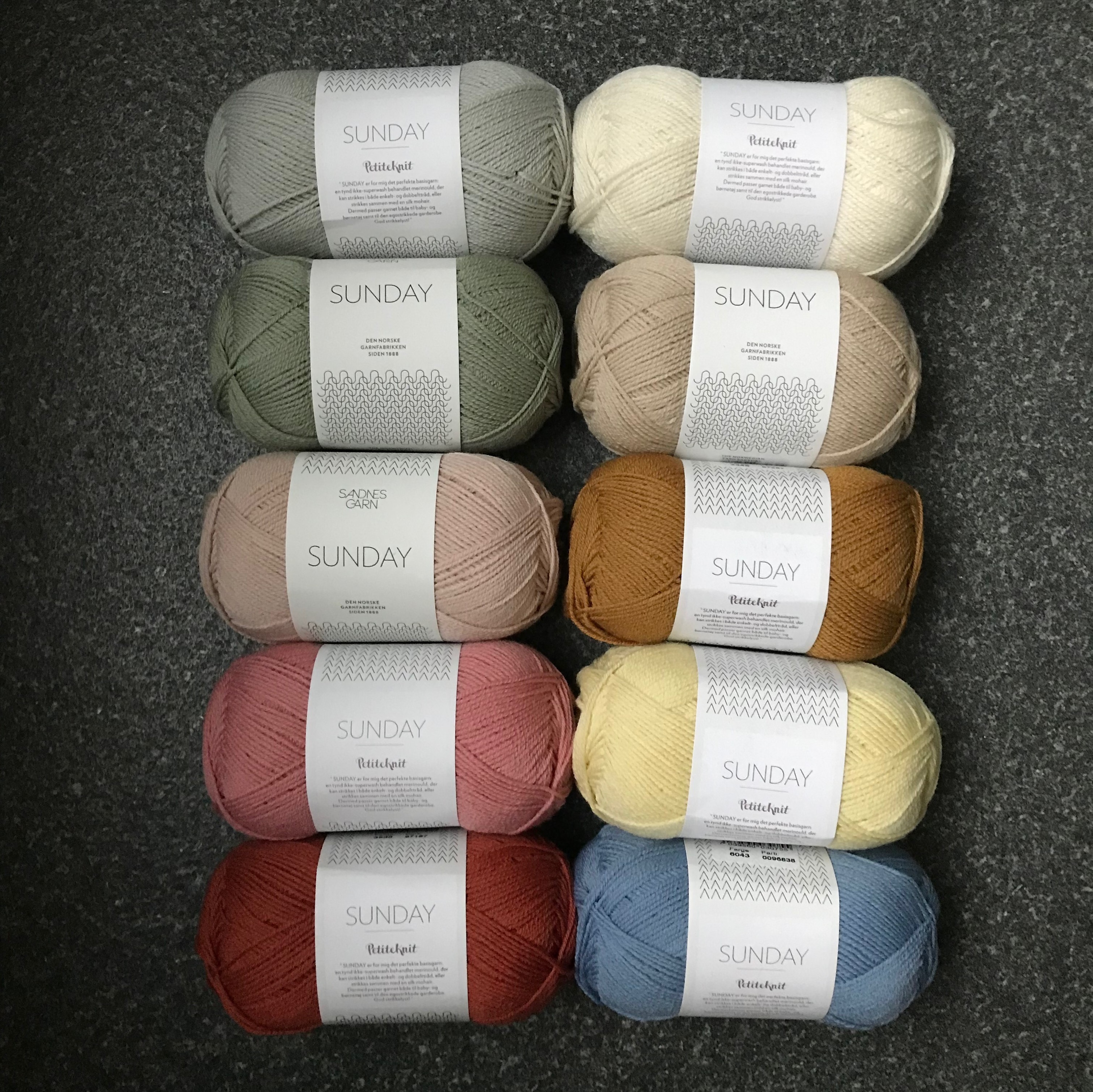 [SANDNES GARN] SUNDAY 美麗諾羊毛線