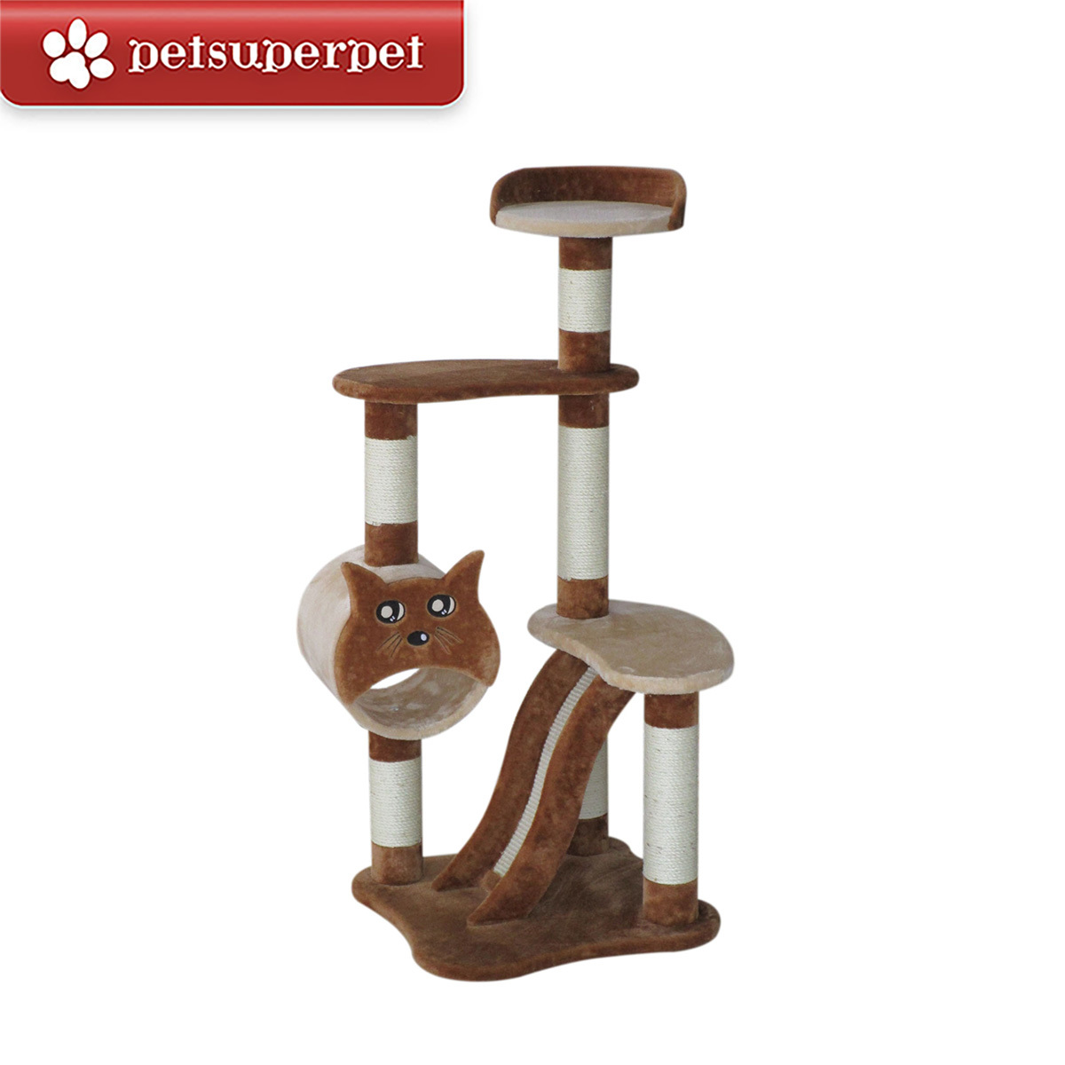 Petsuperpet QQ80106 三層豪華貓跳台貓爬架