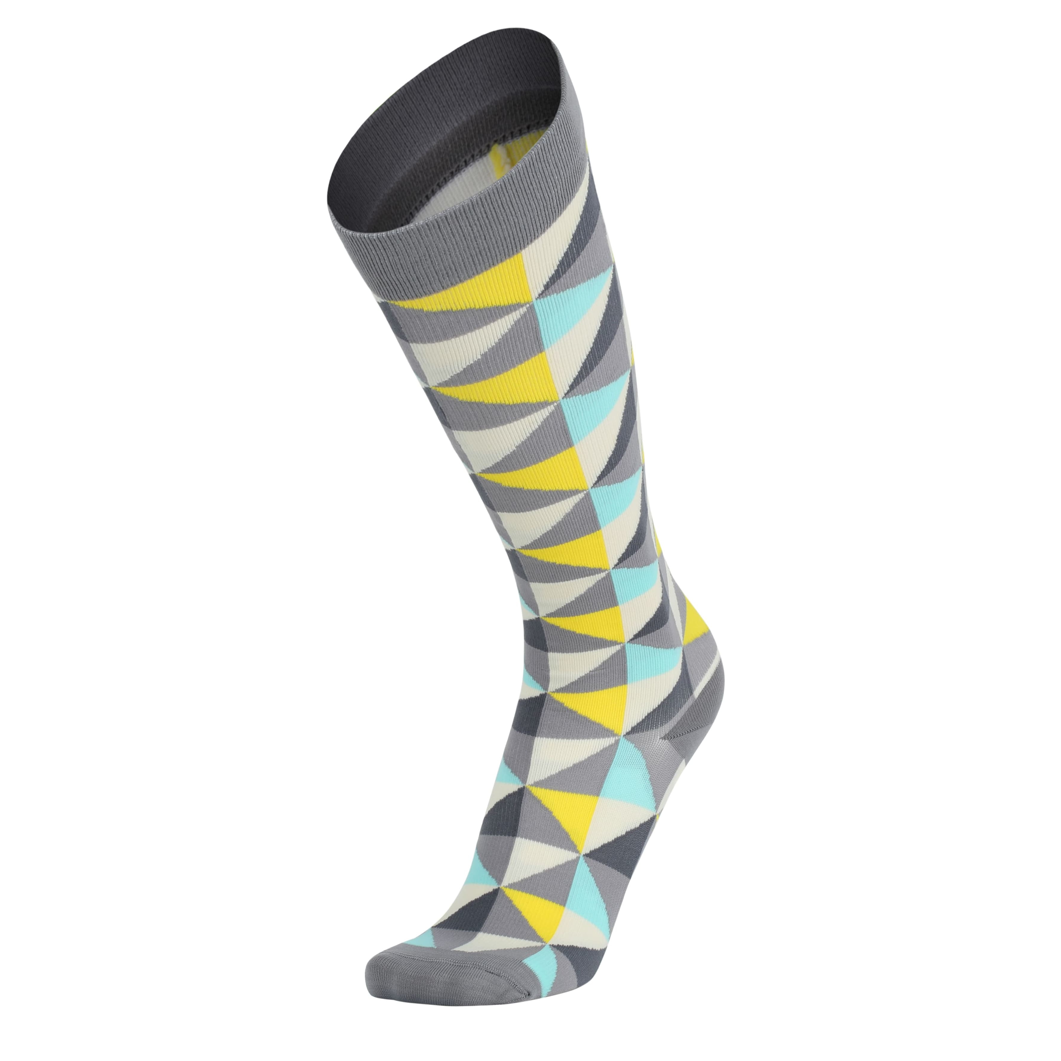 灰鑽石｜紐約設計師款．壓力及膝襪