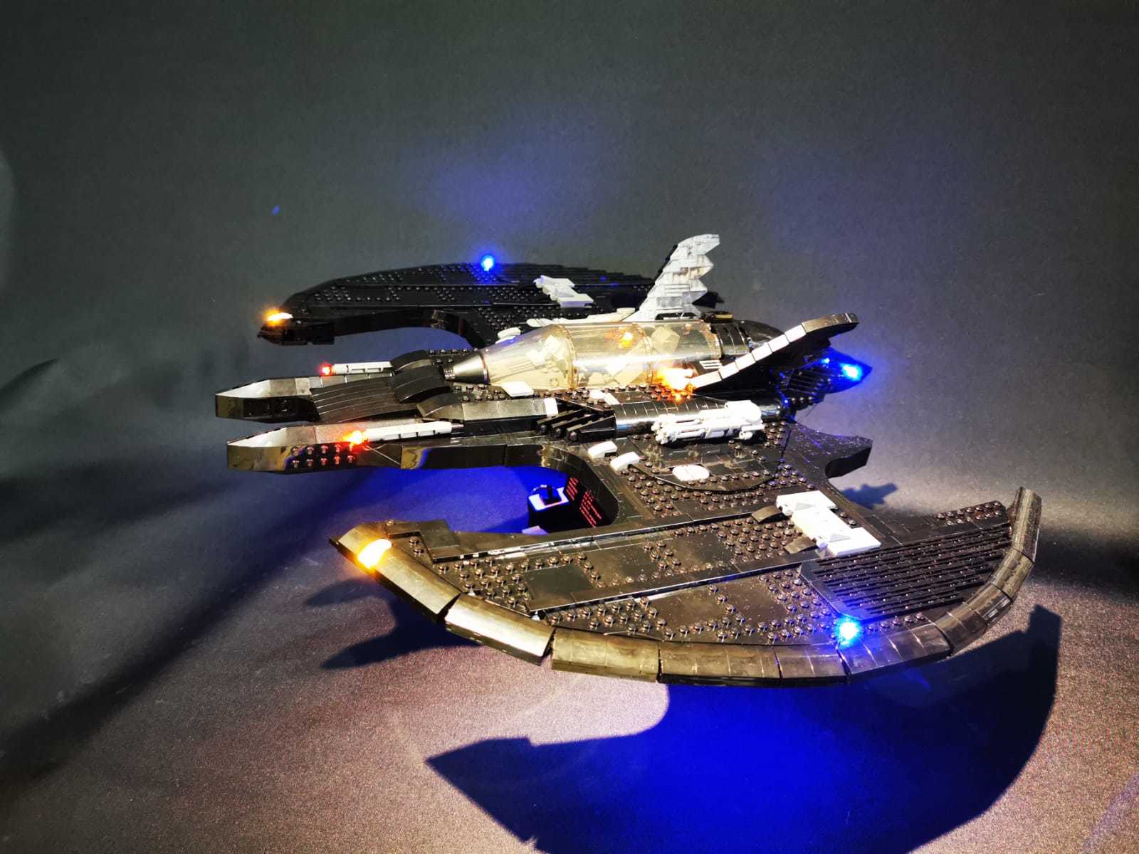 moc LED light for LEGO DC Comics Super Heroes 76161 1989 Batwing