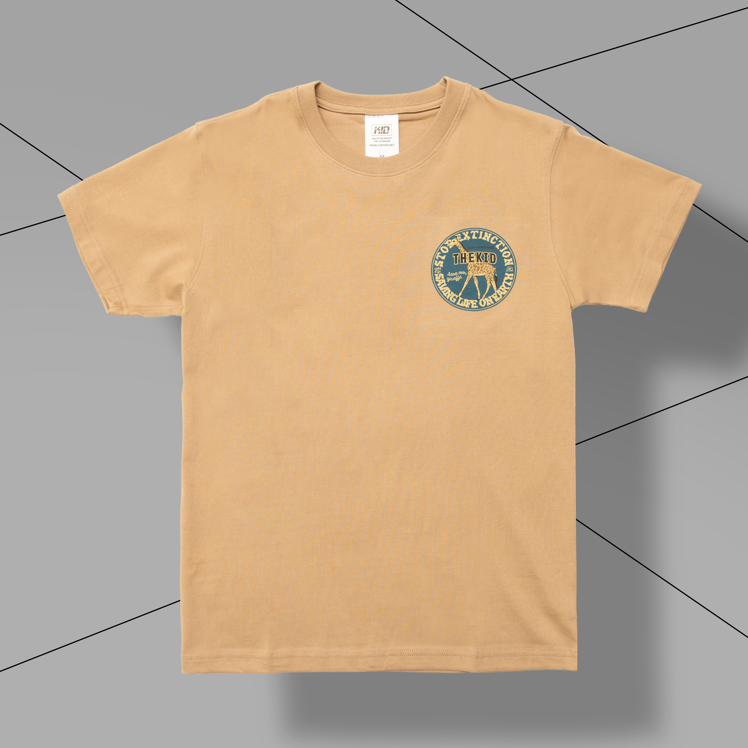 KID ® 長頸鹿標語短T