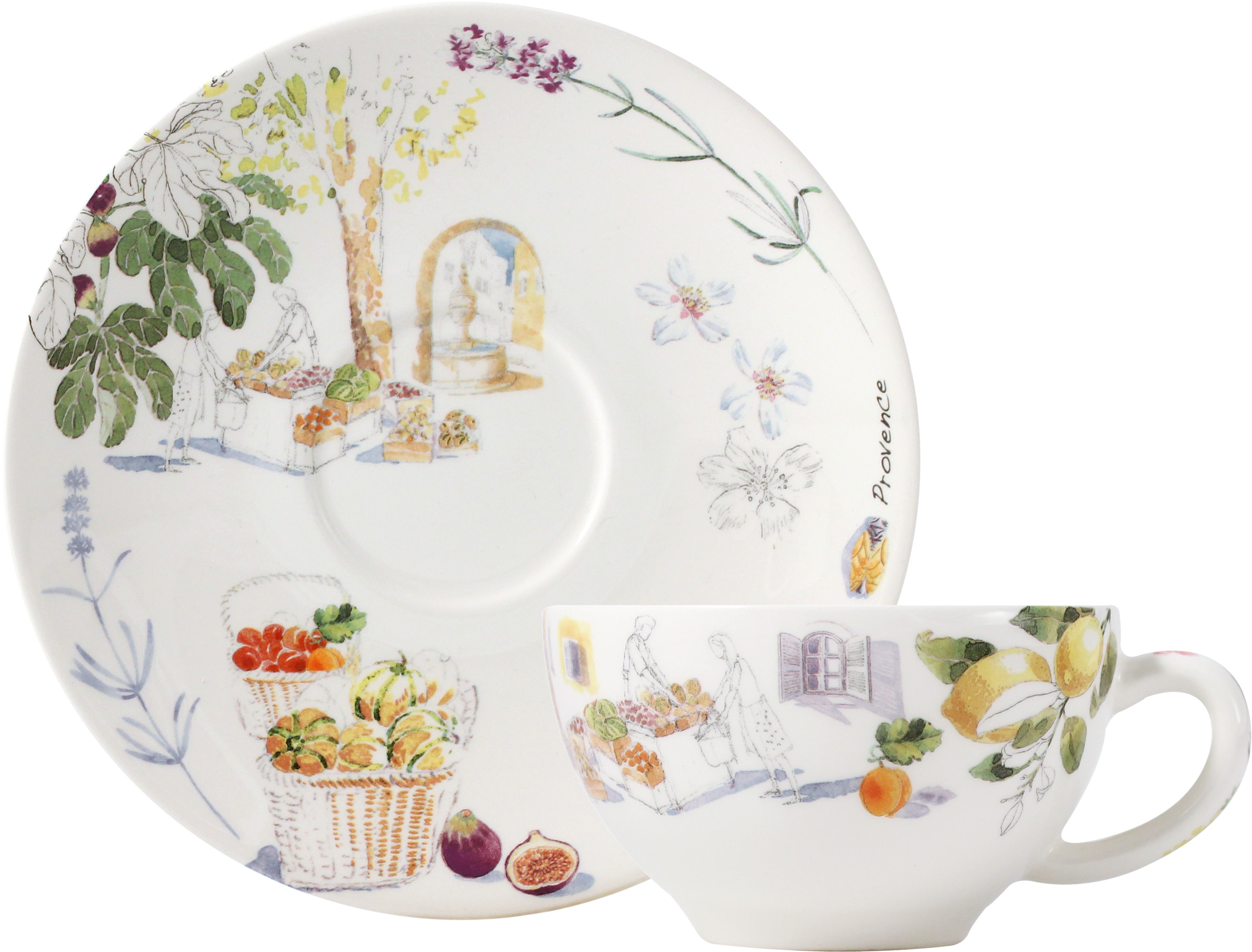 Breakfast Cup & Saucer (Set of 2)