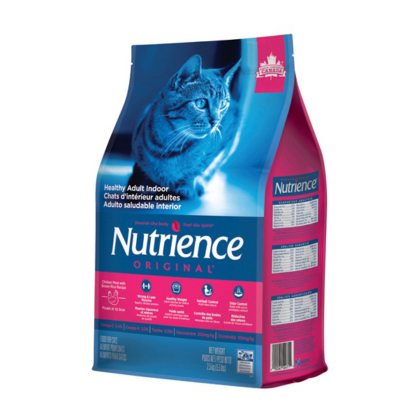 Nutrience紐崔斯-田園系列-室內化毛貓(雞肉+糙米)|貓飼料