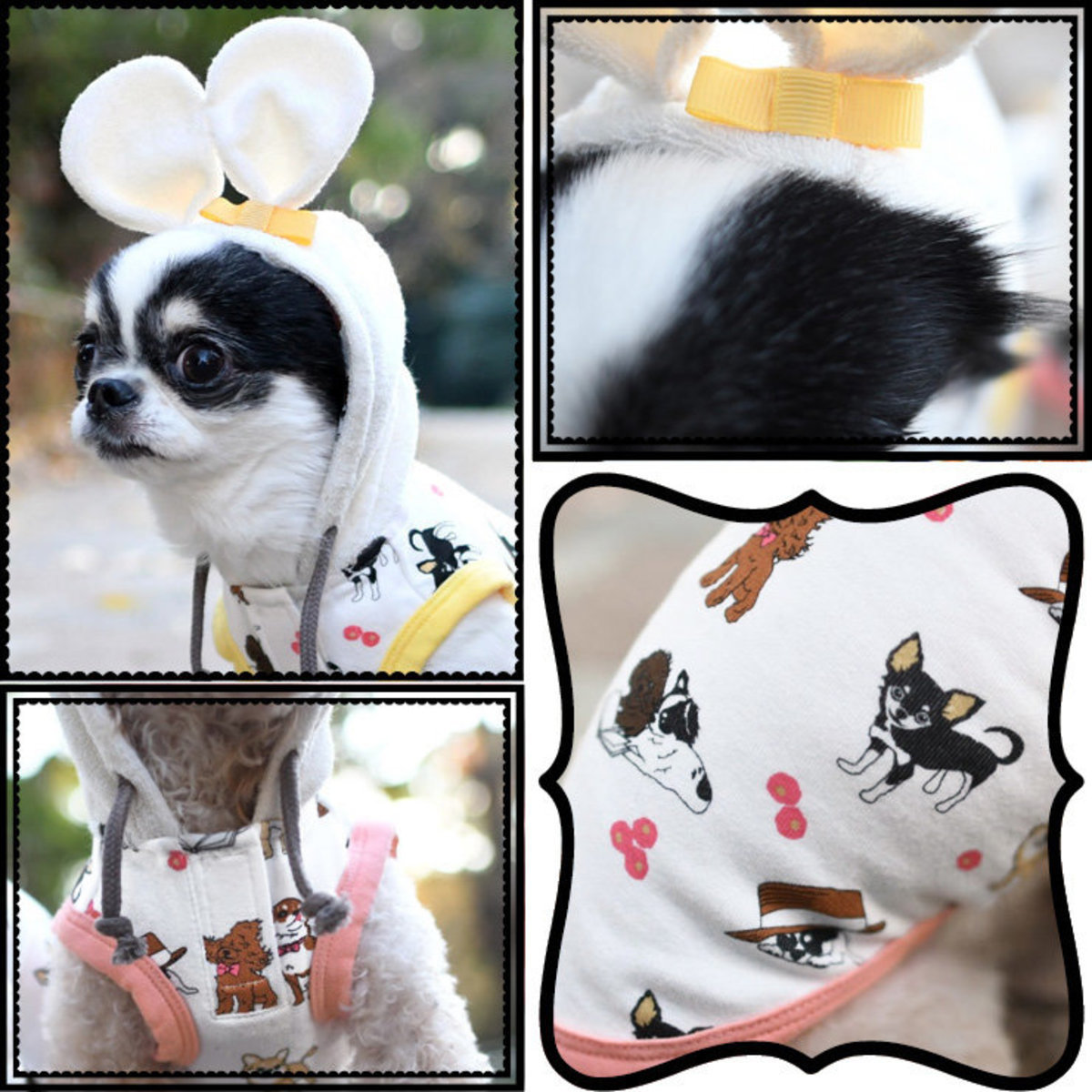 RADICA - 【Keep Cool 25°C】恆溫防蚊狗狗衣服 (平行進口貨品) - 粉紅色，兔子衫