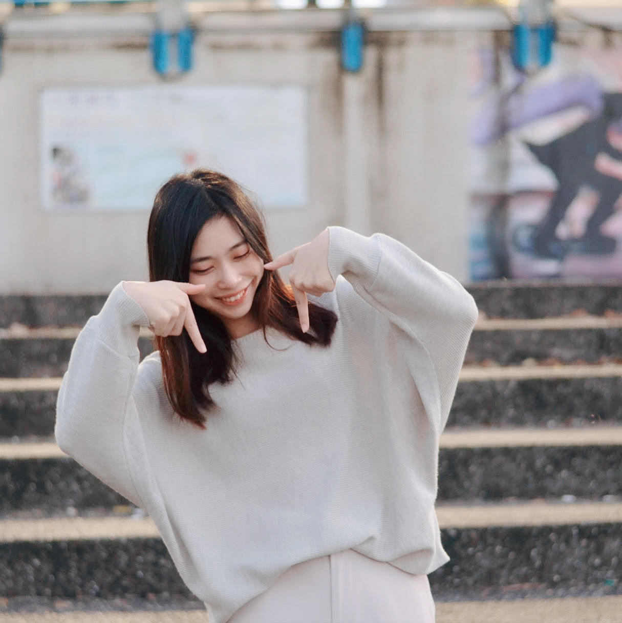 部落客穿搭針織衫