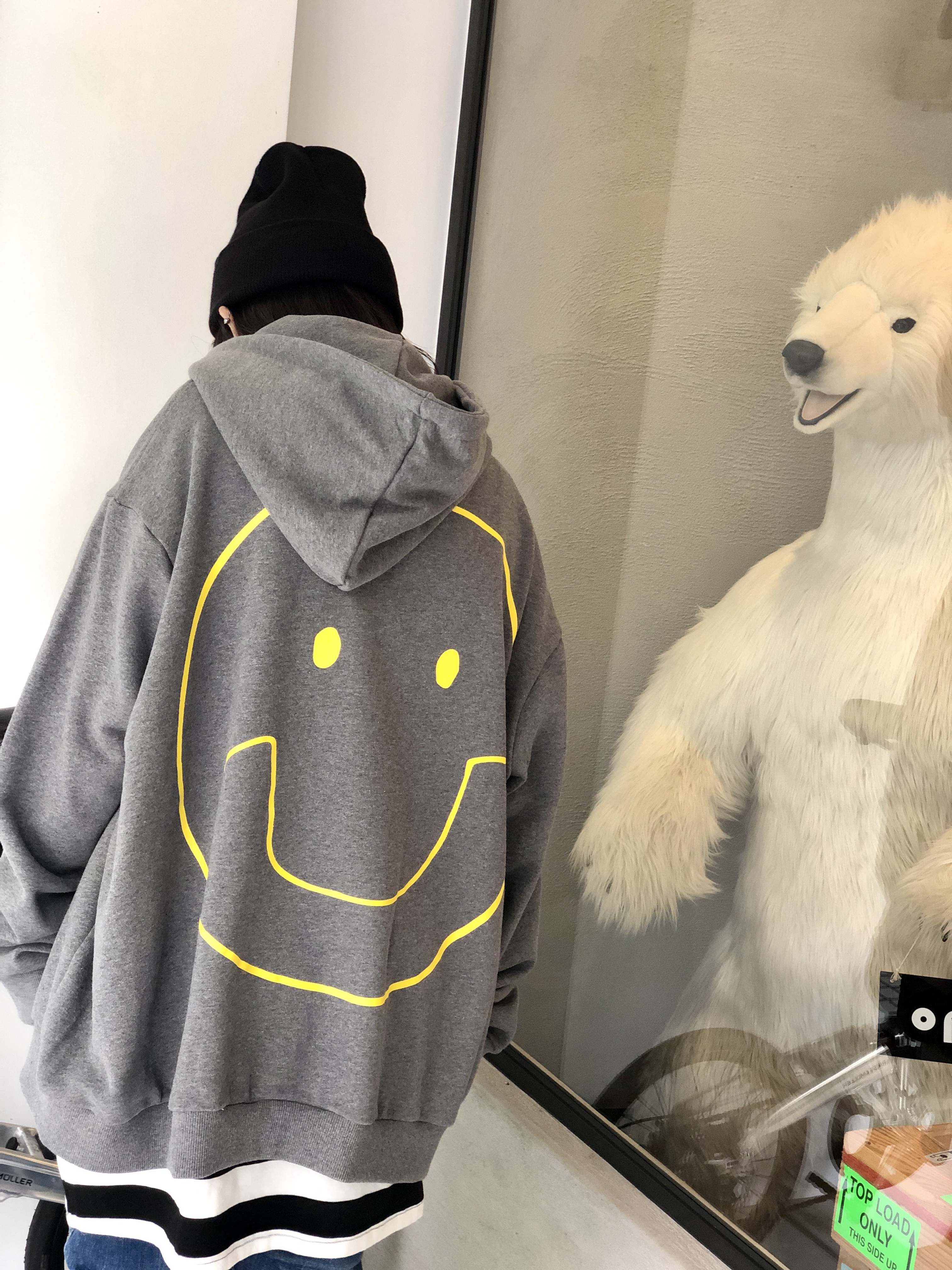 zoom in goods「Happy together 連帽棉質大外套」