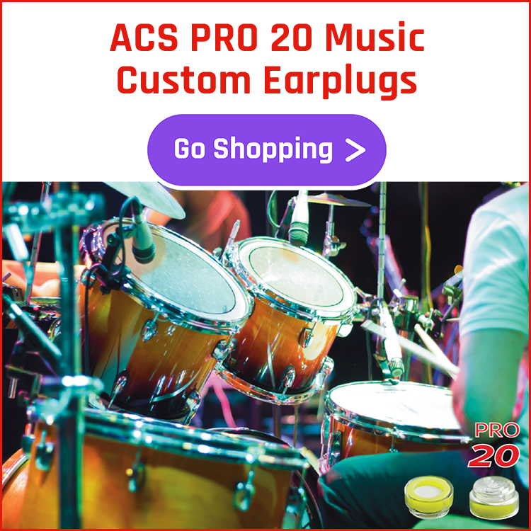 ACS PRO 20 Custom Music Earplugs