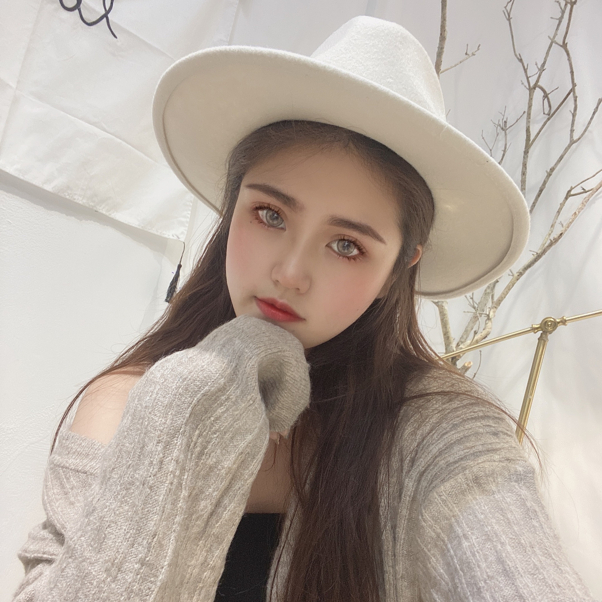 韓版高級羊毛紳士帽/單一色