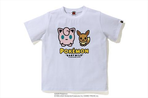 BAPE X POKEMON TEE #4 APE 胖丁 伊布 寶可夢 聯名 小孩款 KID 現貨