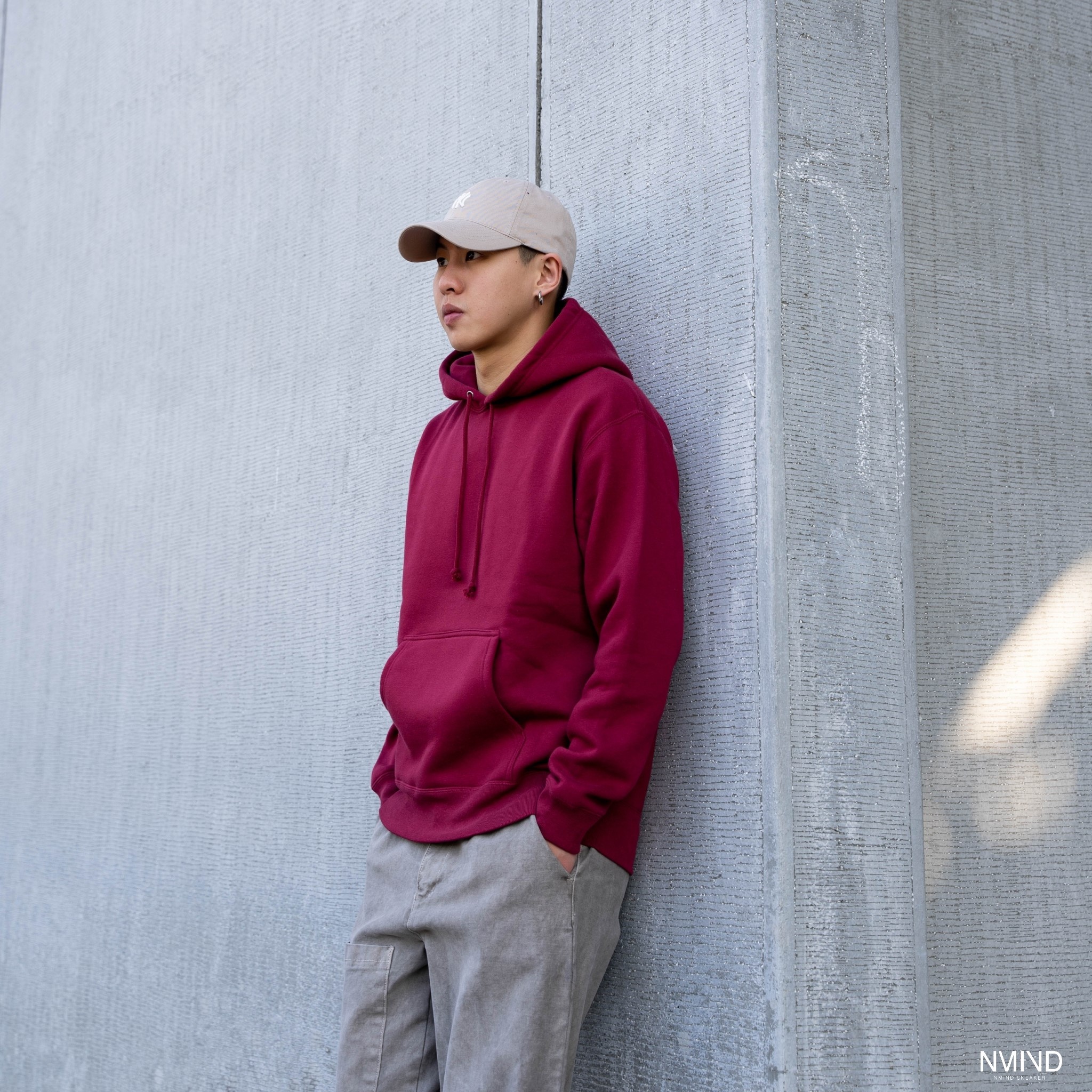 United Athle UA 素色帽踢 酒紅 (3561801-072)