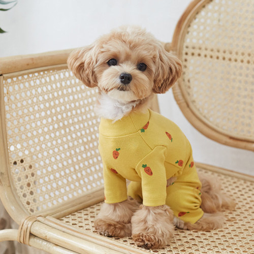 DearMyMom 紅蘿蔔連身褲 (芥末黃)