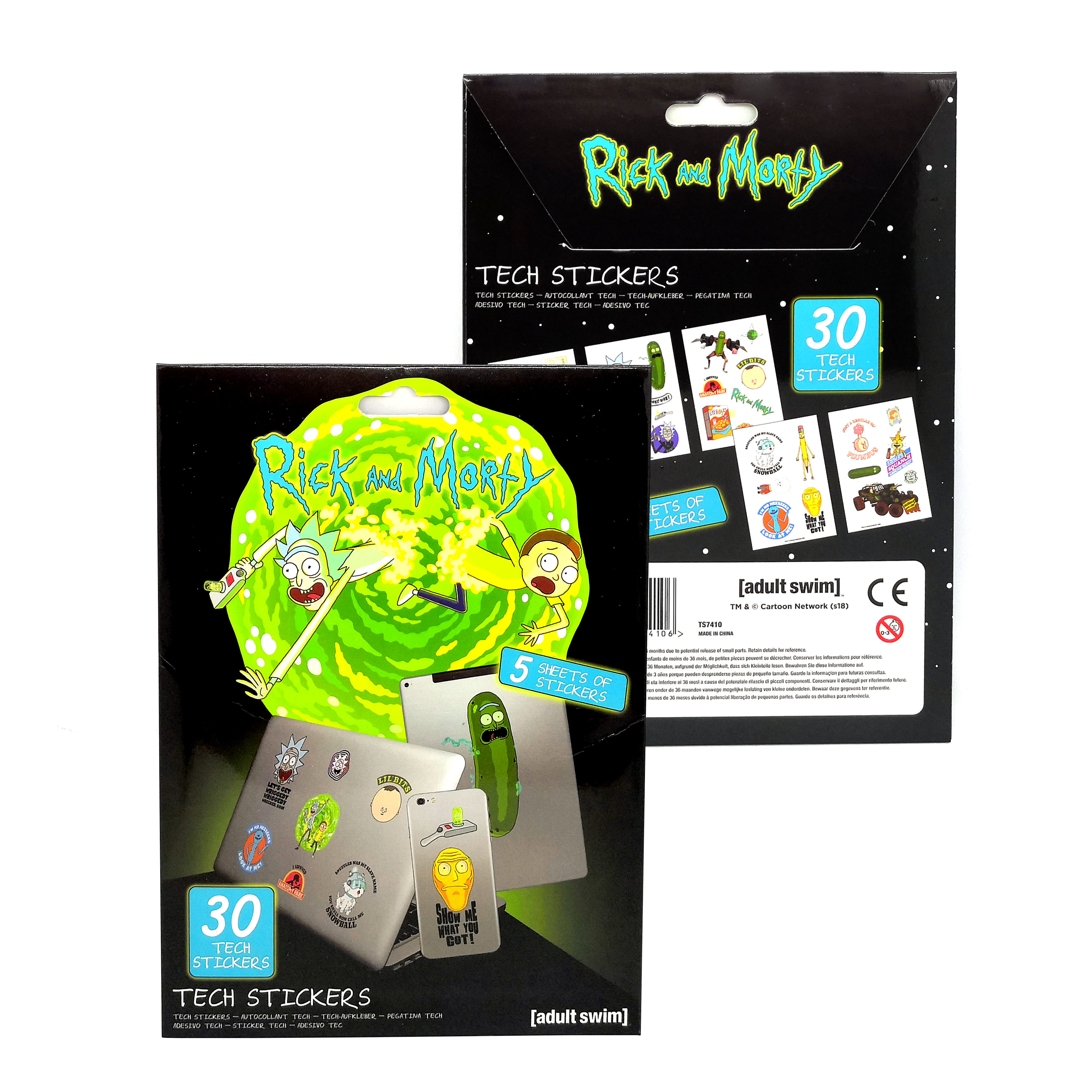 <Rick and Morty>電腦貼紙