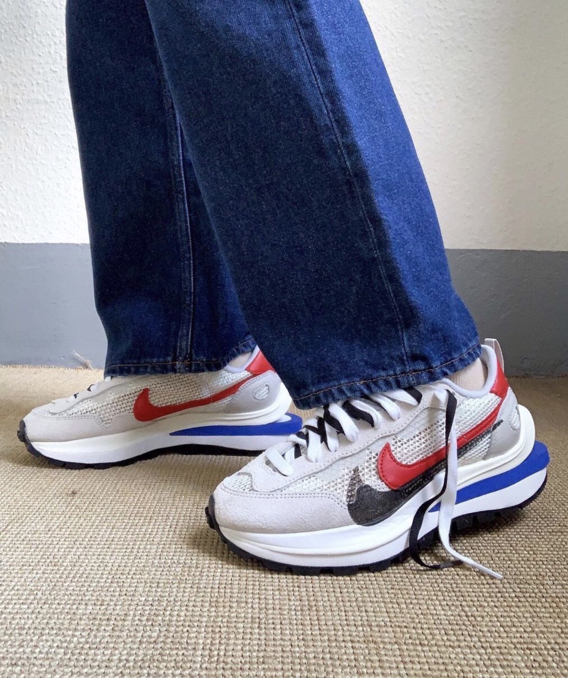 <快速出貨>Sacai x Nike VaporWaffle  白