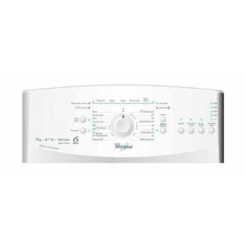 Whirlpool 惠而浦 AWE7101N 7公斤 1000轉 上置式洗衣機