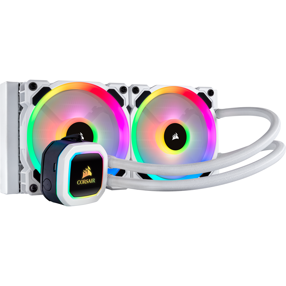 米特3C數位–Corsair 海盜船 H100i RGB 白金SE一體式水冷散熱器/CW-9060042-WW