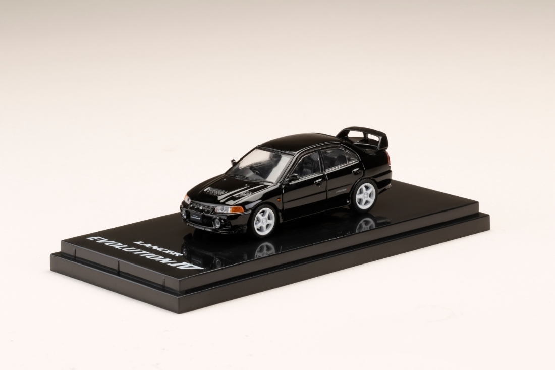 1/64 Mitsubishi LANCER GSR Evolution IV (CN9A) Customized Version Pyrenees Black (HJ641011CBK)